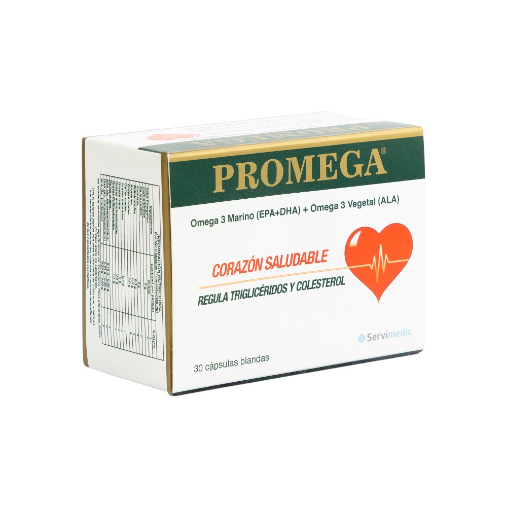PROMEGA x 30 caps (OMEGA MARINO + OMEGA CHÍA)