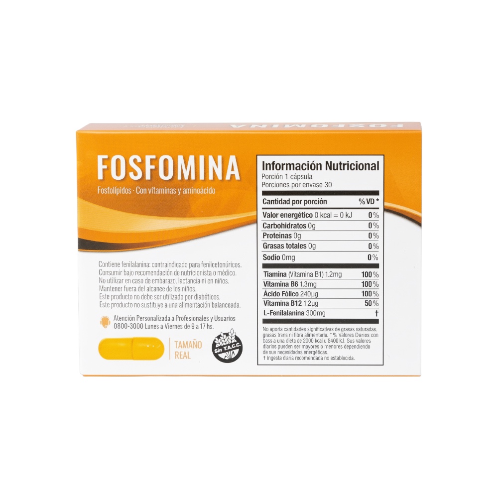 Fosfomina x 30 cap