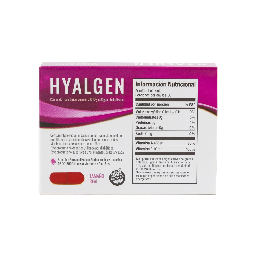 Hyalgen x 30 cap