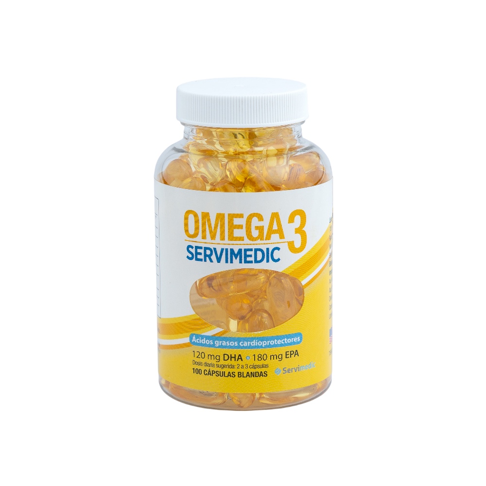 OMEGA 3 SERVIMEDIC x 100 cáps.