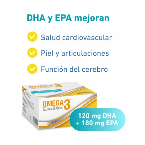 OMEGA 3 1000 mg MEGALABS x 100 caps NUEVO