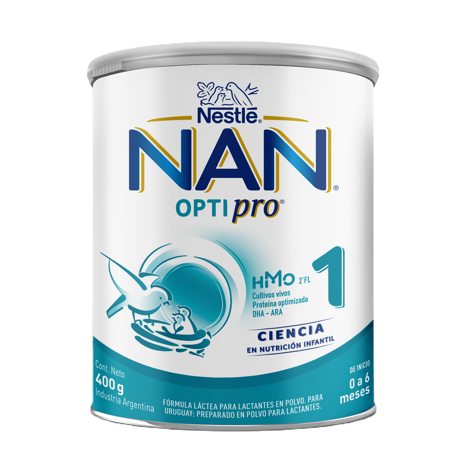 NAN OPTI PRO HM-0 1 polvo lata x 400 gr