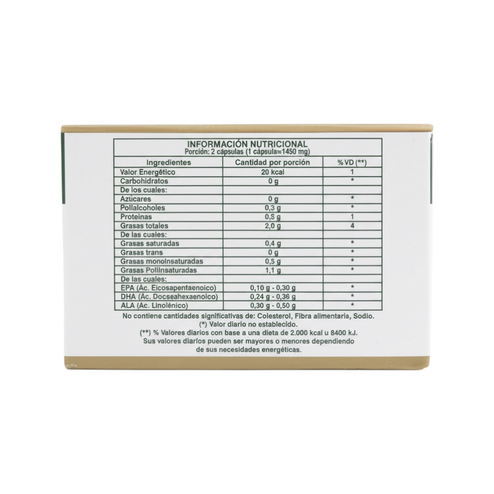 PROMEGA x 30 caps (OMEGA MARINO + OMEGA CHÍA)