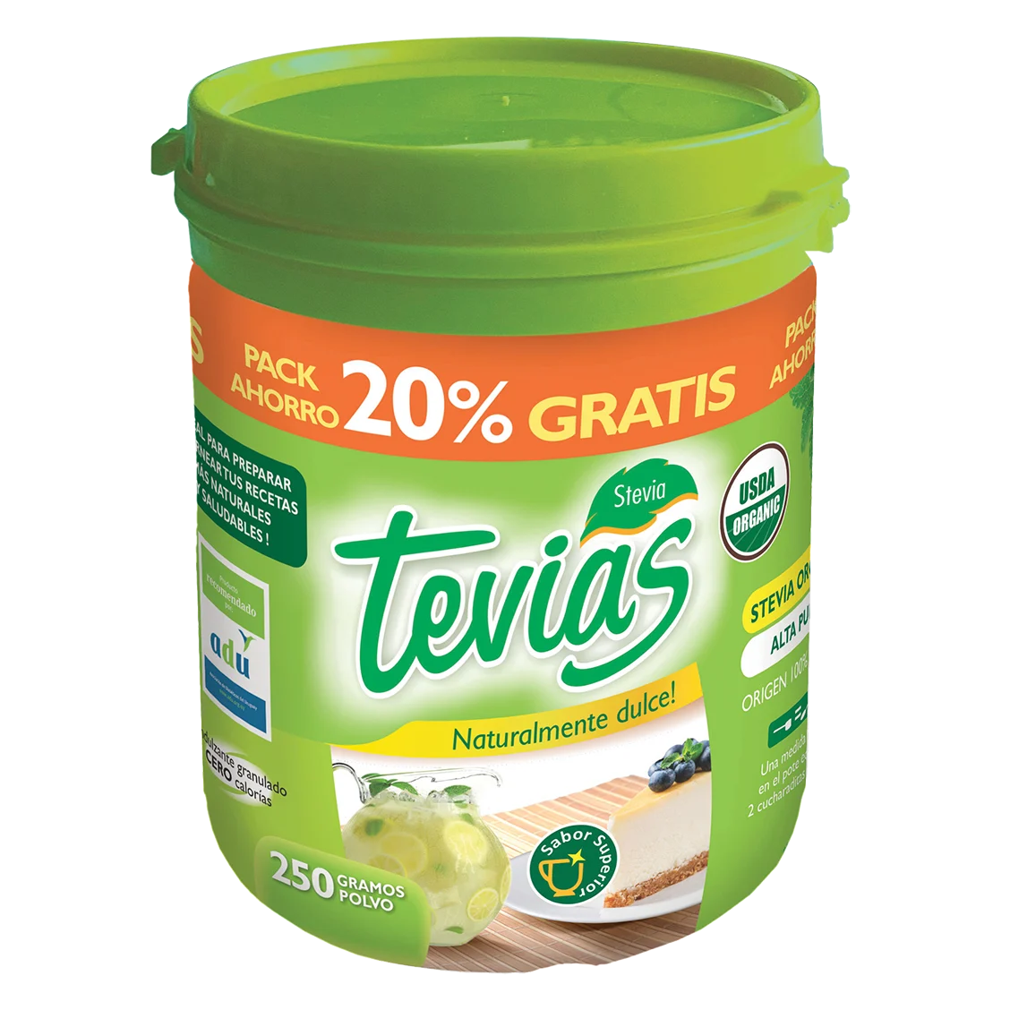 Tevias Polvo Pote 250 gr