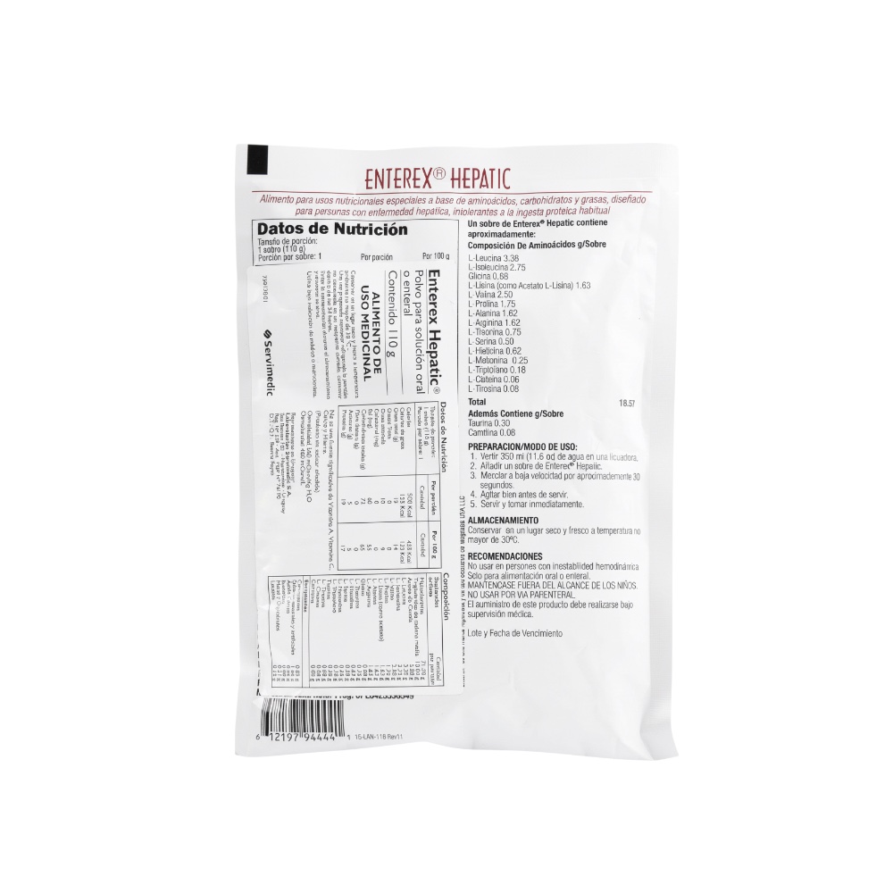 Enterex Hepatic Sobre x 110 gr