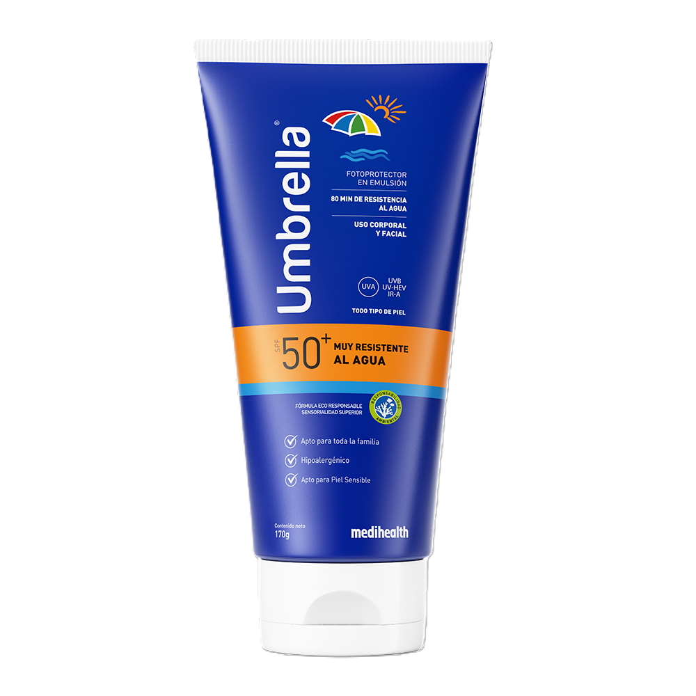 Umbrella resistente al agua FPS 50 tubo x 170 gr