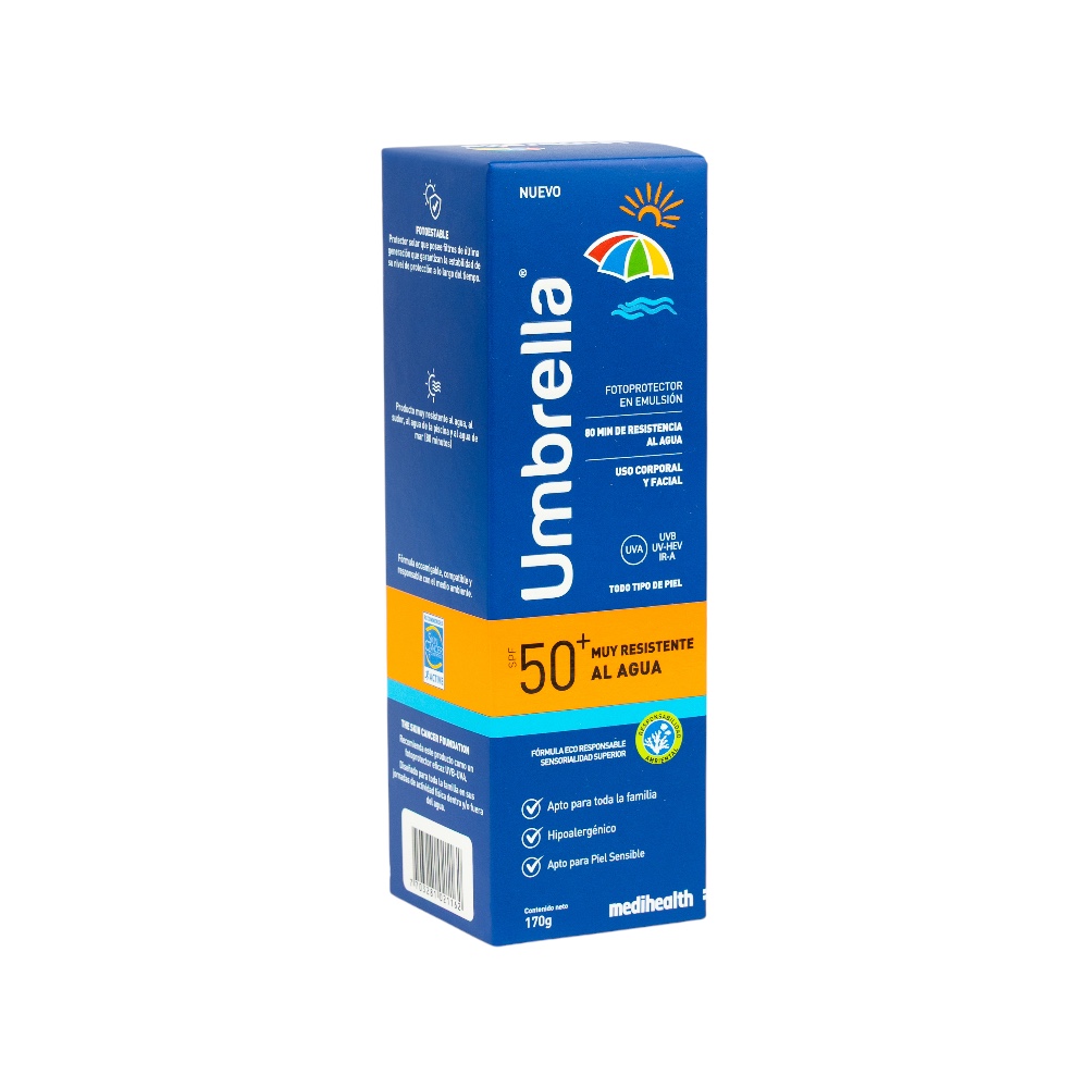 Umbrella resistente al agua FPS 50 tubo x 170 gr